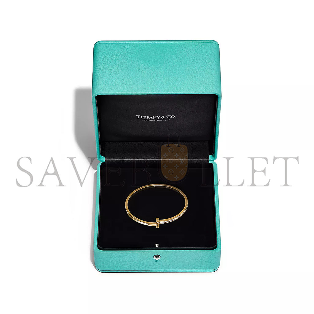 TIFFANY T T1 NARROW DIAMOND HINGED BANGLE 68315689